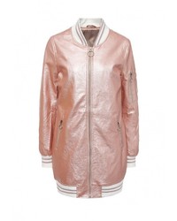 Женская розовая куртка от B.Style