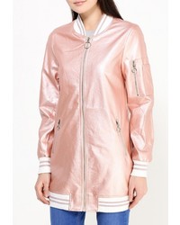 Женская розовая куртка от B.Style