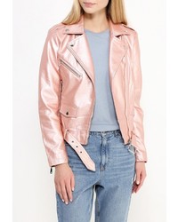 Женская розовая куртка от B.Style