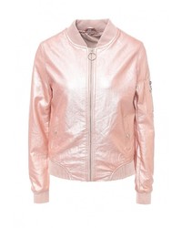Женская розовая куртка от B.Style