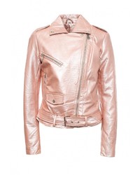 Женская розовая куртка от B.Style