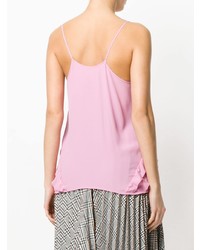 Женская розовая майка с рюшами от N°21