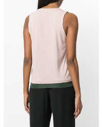 Женская розовая майка от Roberto Collina