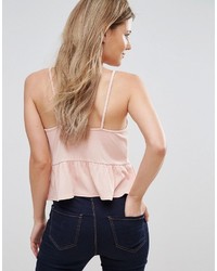 Женская розовая майка от Miss Selfridge