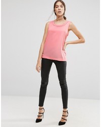 Женская розовая майка от French Connection