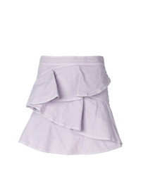 Розовая мини-юбка с рюшами от Isabel Marant Etoile