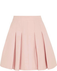 Розовая мини-юбка со складками от RED Valentino