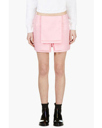 Розовая мини-юбка