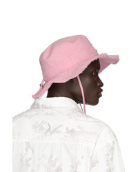 Мужская розовая панама от Jacquemus
