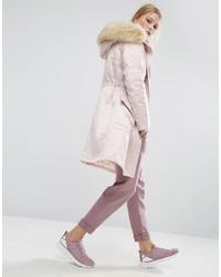 Женская розовая парка от Asos