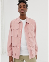 Розовая полевая куртка