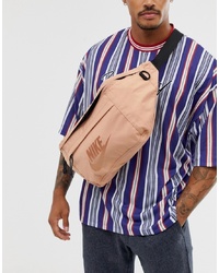 Мужская розовая поясная сумка из плотной ткани от Nike