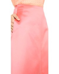 Розовая пышная юбка от Tibi