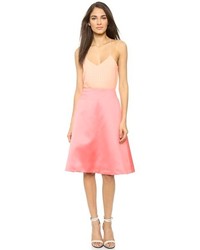 Розовая пышная юбка от Tibi