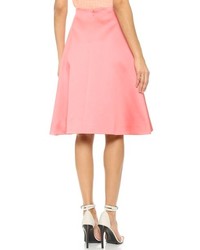 Розовая пышная юбка от Tibi