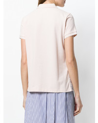 Женская розовая рубашка поло от Moncler