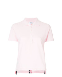 Женская розовая рубашка поло от Thom Browne