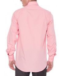 Мужская розовая рубашка с длинным рукавом от Allan Neumann