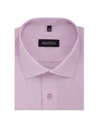 Мужская розовая рубашка с длинным рукавом от Berthier