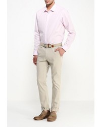 Мужская розовая рубашка с длинным рукавом от Burton Menswear London