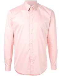 Мужская розовая рубашка с длинным рукавом от Cerruti 1881