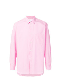 Мужская розовая рубашка с длинным рукавом от Comme Des Garcons SHIRT