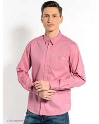 Мужская розовая рубашка с длинным рукавом от Conver