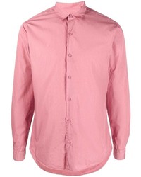 Мужская розовая рубашка с длинным рукавом от Costumein