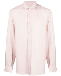 Мужская розовая рубашка с длинным рукавом от Costumein