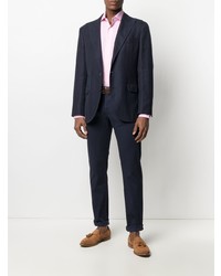 Мужская розовая рубашка с длинным рукавом от Mazzarelli