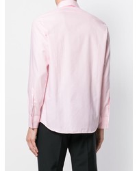 Мужская розовая рубашка с длинным рукавом от Fashion Clinic Timeless