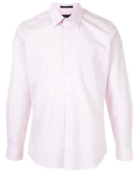 Мужская розовая рубашка с длинным рукавом от D'urban