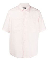 Мужская розовая рубашка с длинным рукавом от Diesel