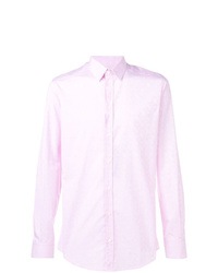 Мужская розовая рубашка с длинным рукавом от Dolce & Gabbana