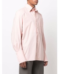 Мужская розовая рубашка с длинным рукавом от Ninamounah