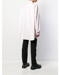 Мужская розовая рубашка с длинным рукавом от Raf Simons