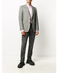 Мужская розовая рубашка с длинным рукавом от DSQUARED2