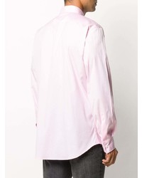 Мужская розовая рубашка с длинным рукавом от DSQUARED2