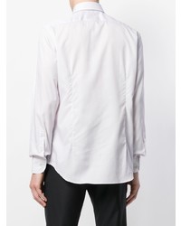 Мужская розовая рубашка с длинным рукавом от Corneliani