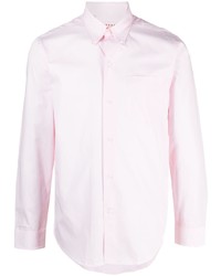 Мужская розовая рубашка с длинным рукавом от FURSAC