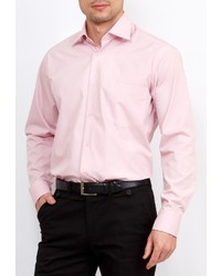 Мужская розовая рубашка с длинным рукавом от GREG