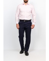 Мужская розовая рубашка с длинным рукавом от GREG