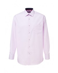 Мужская розовая рубашка с длинным рукавом от GREG