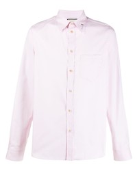 Мужская розовая рубашка с длинным рукавом от Gucci