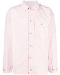 Мужская розовая рубашка с длинным рукавом от Henrik Vibskov