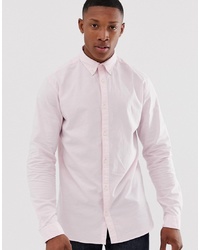Мужская розовая рубашка с длинным рукавом от Jack & Jones