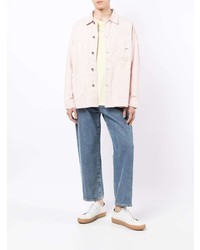 Мужская розовая рубашка с длинным рукавом от FIVE CM