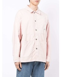 Мужская розовая рубашка с длинным рукавом от FIVE CM