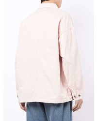 Мужская розовая рубашка с длинным рукавом от FIVE CM