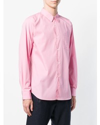 Мужская розовая рубашка с длинным рукавом от Comme Des Garçons Shirt Boys